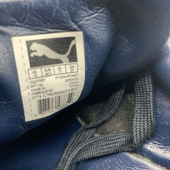 PUMA x House of Hackney Basket Classic Low Velvet Sneakers Men’s 11 - Picture 8 of 8